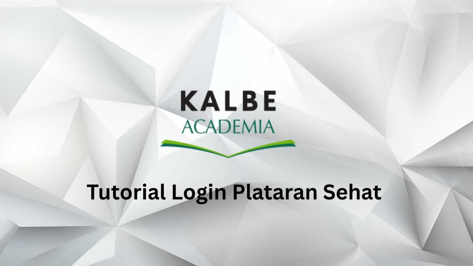 Tutorial Login Plataran Sehat